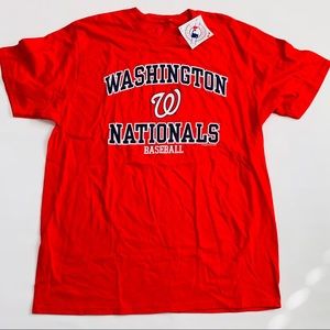 NWT Washington Nationals Majestic Red Tshirt XL